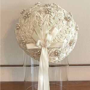 Wedding veil. Juliet cap style. Exquisite Antique. Hand made gorgeous. Lace